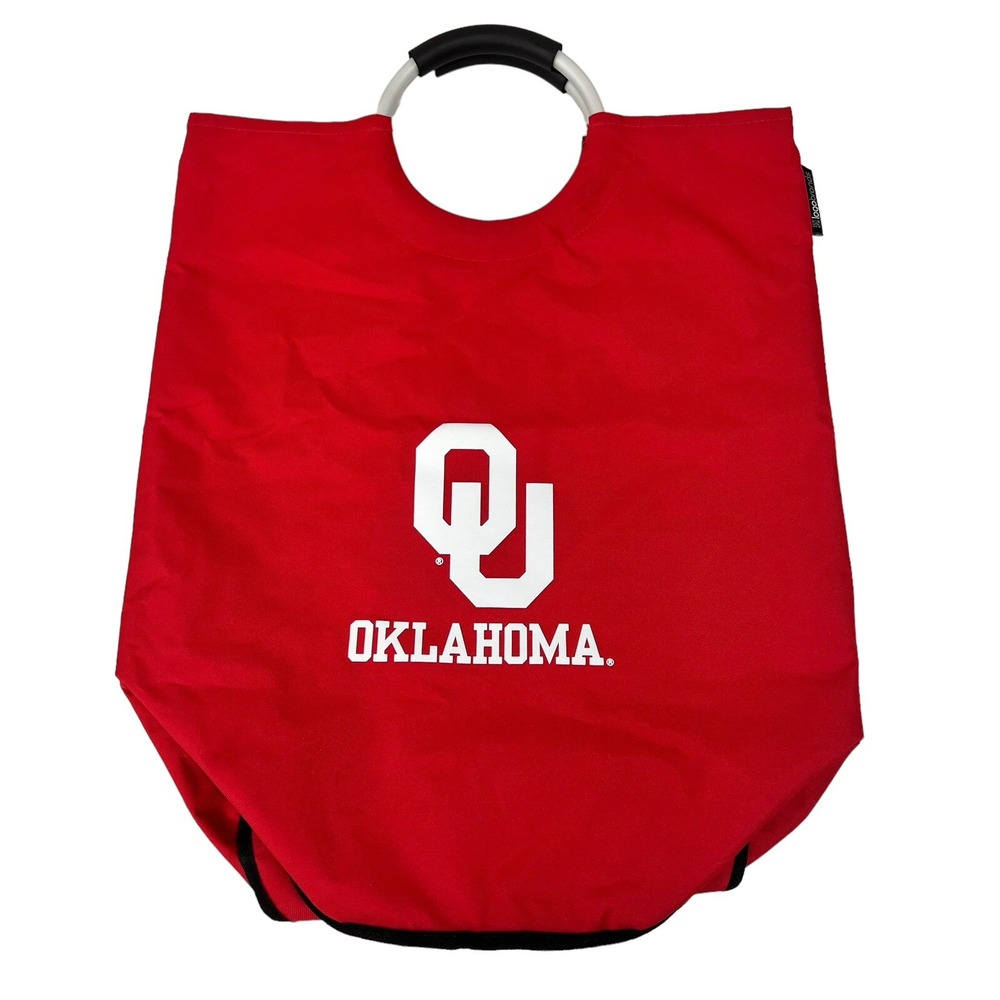 Oklahoma Sooners Dorm College Laundry Basket Carry Handles  21x 28 By logobrands